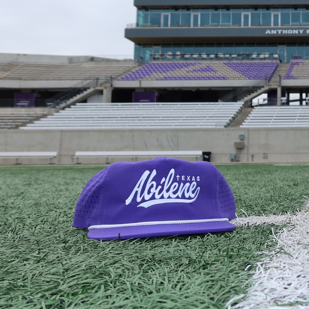 Abilene Texas Purple Rope Hat, SnapBack, LIMITED STOCK LEFT!